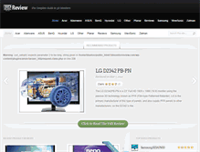 Tablet Screenshot of 3dmonitorreview.com